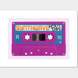 SYNTHWAVE MIXTAPE #1 (1987) Posters and Art